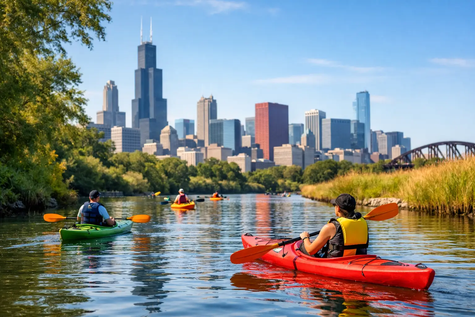 8 Easy Kayak Spots Near Chicago
