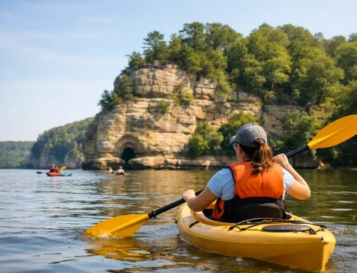 First-Time Kayaking at Starved Rock