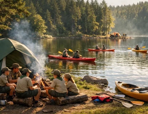 Scout Troop Camping With Kayaking Example Plan
