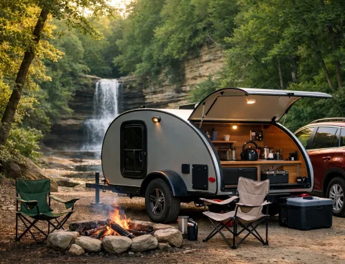 Teardrop Camper Camping Illinois Near Starved Rock