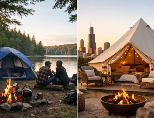 Tent Camping or Glamping Weekend Near Chicago