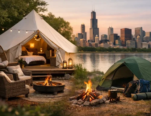 Glamping vs Tent Camping Near Chicago