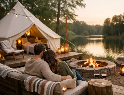 Couples Glamping Getaway Example Near Chicago