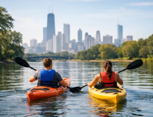 Couples Paddle Getaway Example Near Chicago