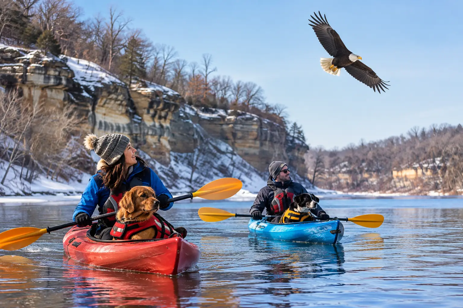 Bald Eagles at Starved Rock: A Winter Paddle Plan
